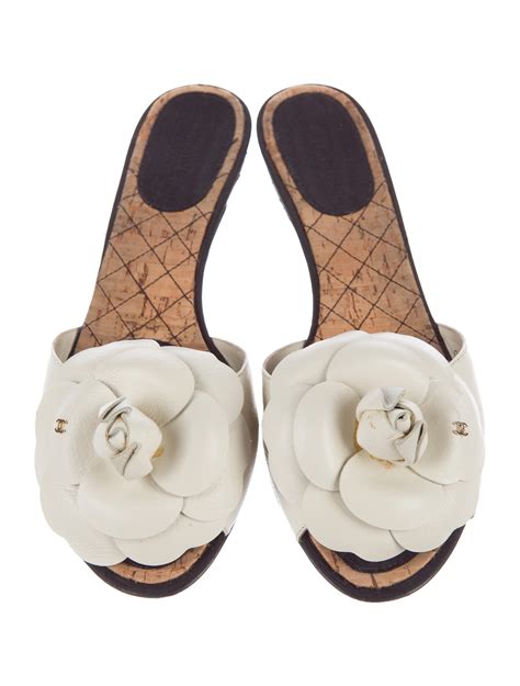 chanel camellia sneakers|chanel camellia slide sandals.